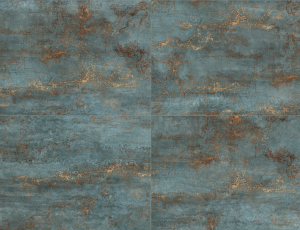 Supreme Blue/Gold tile, Bold collection