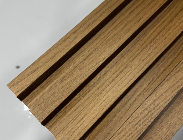 Walnut WPC fluted wall panel