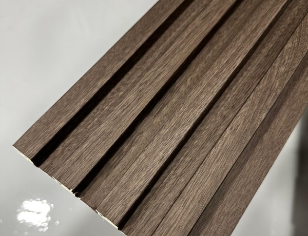 Espresso WPC fluted wall panel